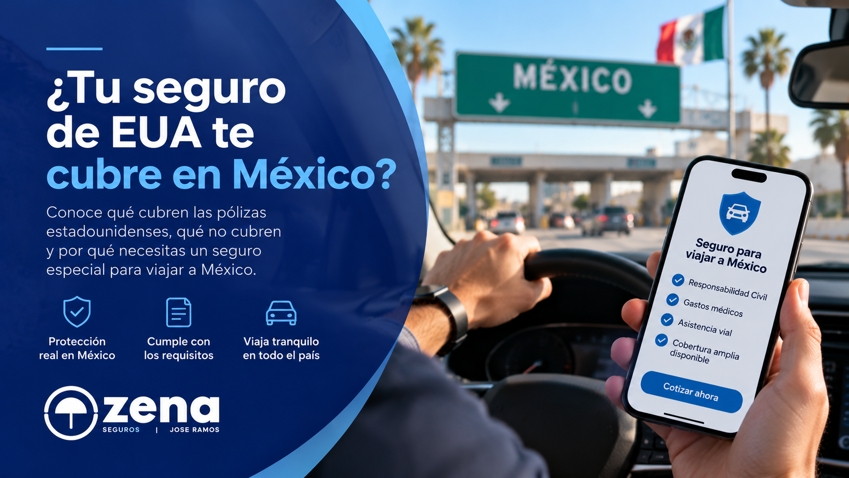 ¿Tu seguro de Estados Unidos te cubre en México?
